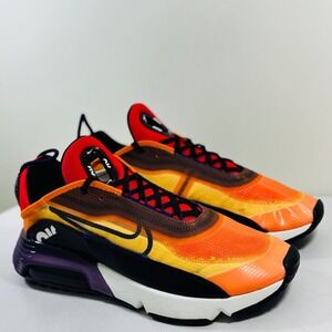 Nike Air Max 2090 Magma Orange Purple Men's Running Shoes BV9977-800 Size 10.5